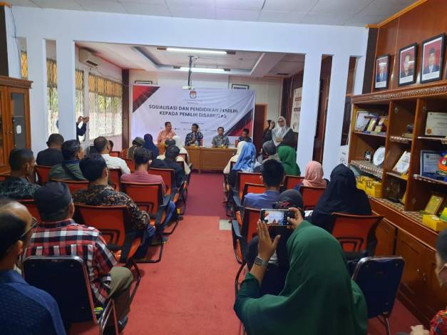 Jangkau Pemilih Disabilitas, KPU Riau Gelar Sosialisasi dan Pendidikan
