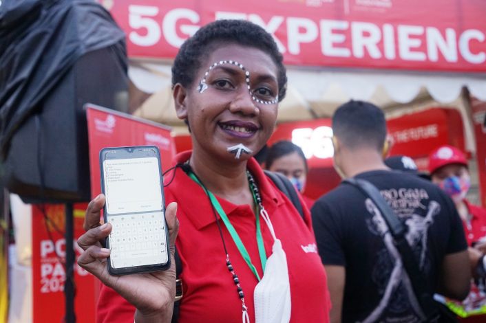 5G Telkomsel Hadir di PON XX Papua