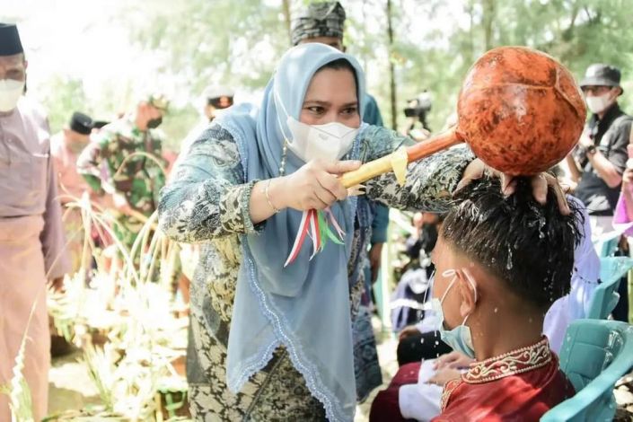 Pariwisata Kembali Menggeliat, Festival Mandi Safar di Bengkalis Meriah