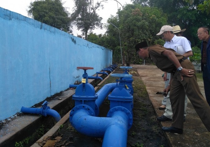 JICA Evaluasi Kerjasama Peningkatan Air Bersih di Bengkalis