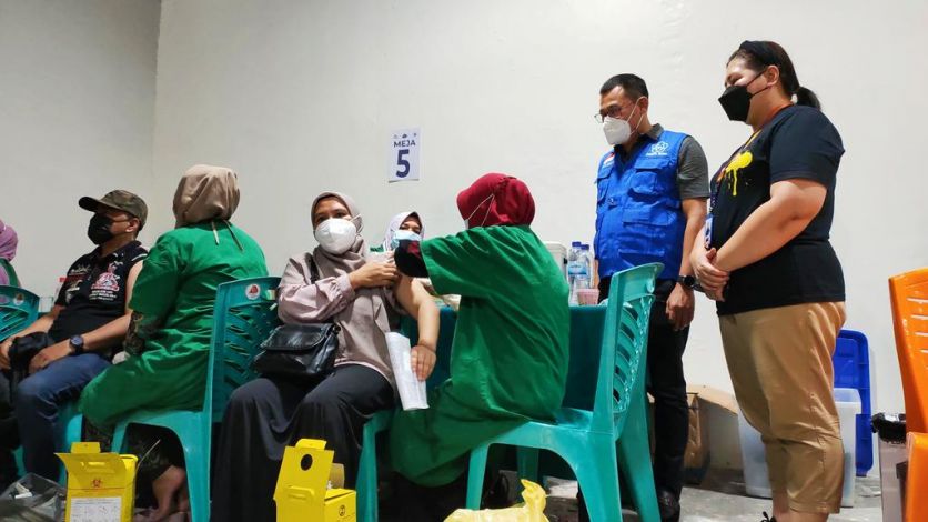 Gandeng PSMTI Riau, Mal Pekanbaru Gelar Vaksinasi Massal 1.800 Dosis