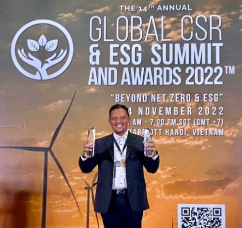 Azizon Nurza Raih Leaders CSR & ESG International Awards di Hanoi Vietnam