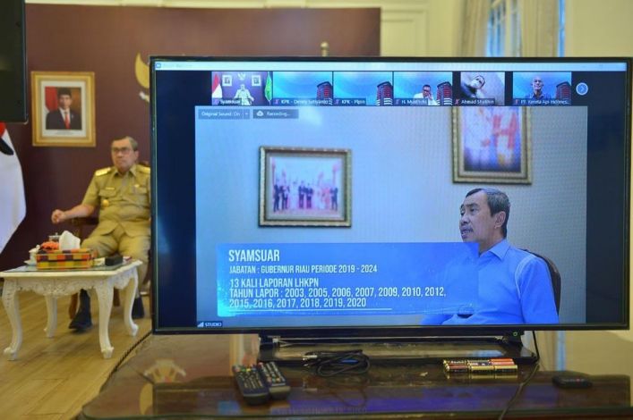 Taat LHKPN 13 Kali Berturut-turut, Gubernur Syamsuar Terima Penghargaan dari KPK