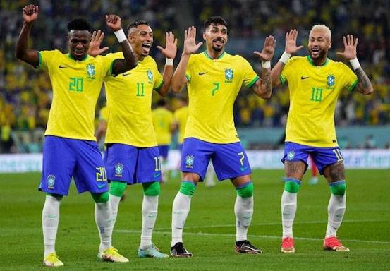 Hasil Piala Dunia 2022: Brasil Singkirkan Korea Selatan 4-1