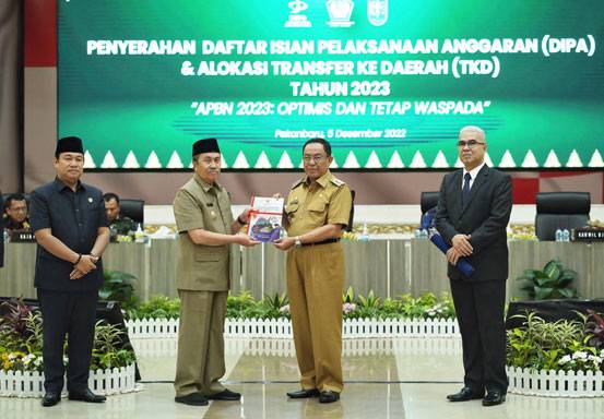 6 Kali Raih WTP, Bupati Inhil Muhammad Wardan Terima Penghargaan dari DJPB Riau