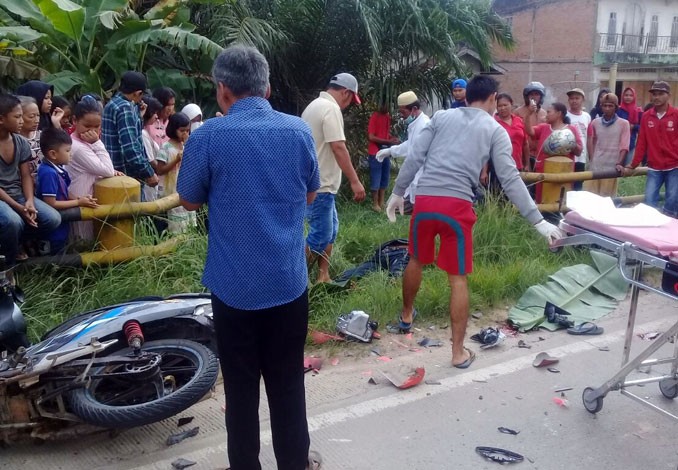 Tabrakan Maut di Jalan Soekarno-Hatta, Satu Korban Tewas di Tempat