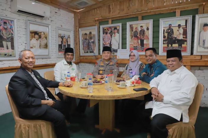 Dikunjungi Kapolda Riau, Rusli Ahmad: PWNU Siap Bersinergi Menangkal Radikalisme