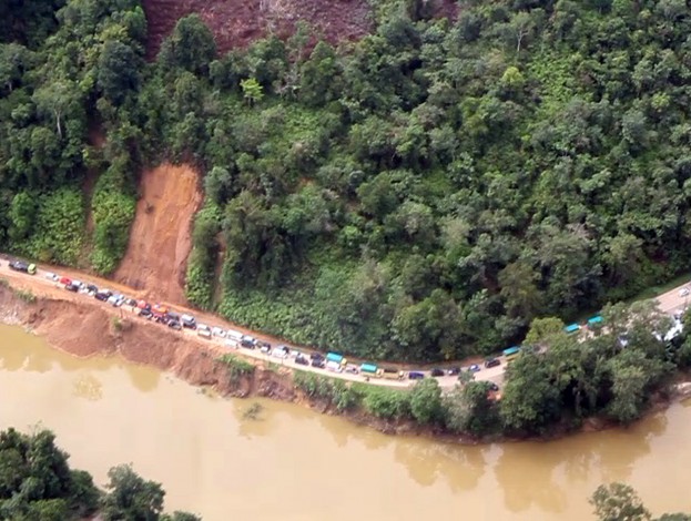 Kerahkan Heli Super Puma,  Danlanud RsN Pantau Banjir di Riau Hingga Perbatasan Sumbar