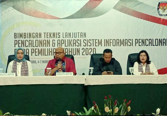 KPU Riau Hadiri Bimtek SILON di Sumut