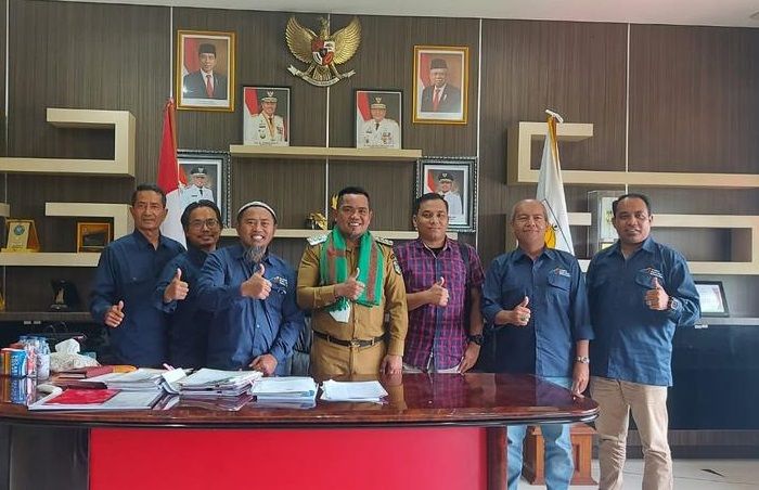 Disambut Bupati Zukri, AMSI Riau Roadshow ke Pemkab Pelalawan