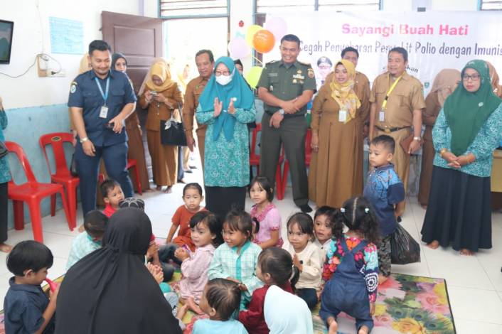 Imunisasi Polio di Kabupaten Bengkalis Targetkan 45.524 Anak