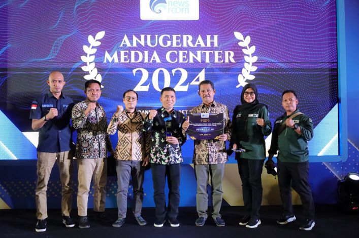 Siak Tv Raih Anugrah Media Center Kemenkominfo Kategori Kontribusi Konten Audio Visual Terbaik 2024