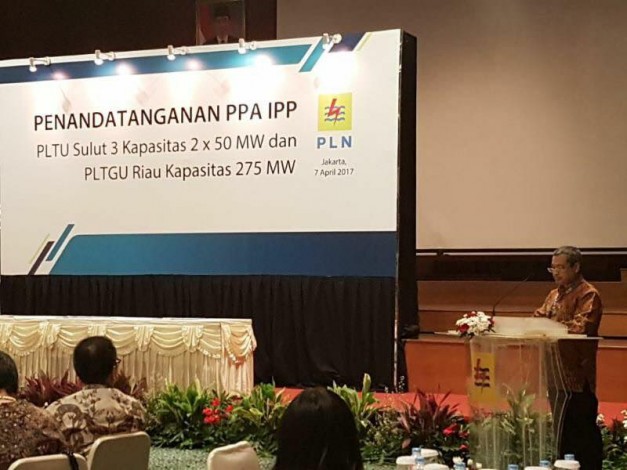 PLN Teken Kontrak Jual Beli Listrik PLTGU Riau