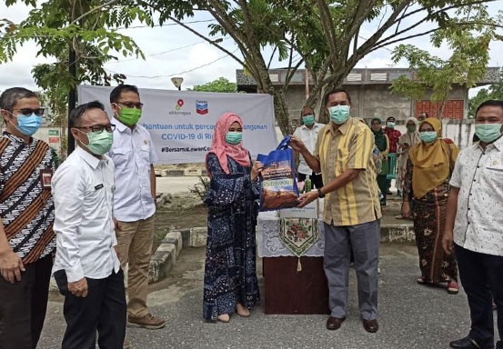 SKK Migas-Chevron Distribusikan Bantuan ke 7 Daerah di Riau untuk Penanganan Covid-19