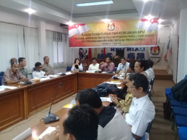 KPU Riau Perkenalan Aplikasi Sipol untuk Pemilu 2019