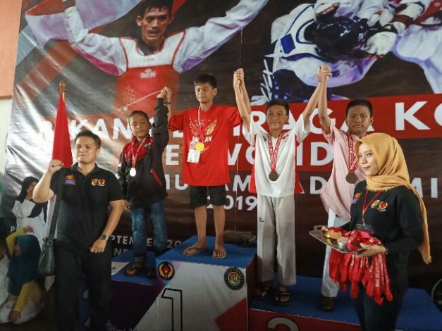 600 Taekwondoin Unjuk Kebolehan di Porkot Pekanbaru 2019
