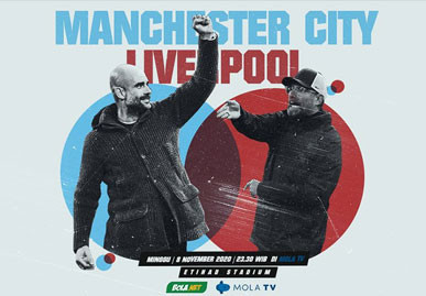 Prediksi Manchester City vs Liverpool 8 November 2020