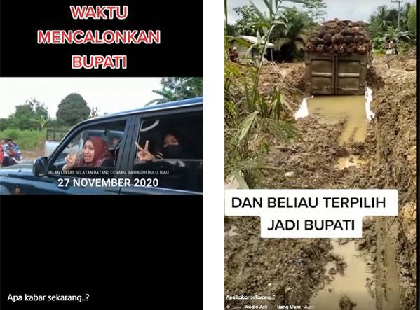 Viral Video Kritik Jalan Rusak Terhadap Bupati Inhu, DPRD Riau: Janjilah Sesuai dengan yang Direalisasikan