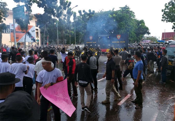 Polda Riau Gelar Simulasi Pengamanan di TPS
