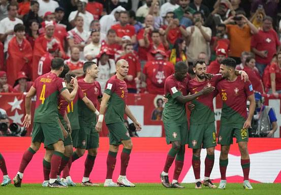 Portugal ke Perempat Final Setelah Pesta 6 Gol ke Gawang Swiss