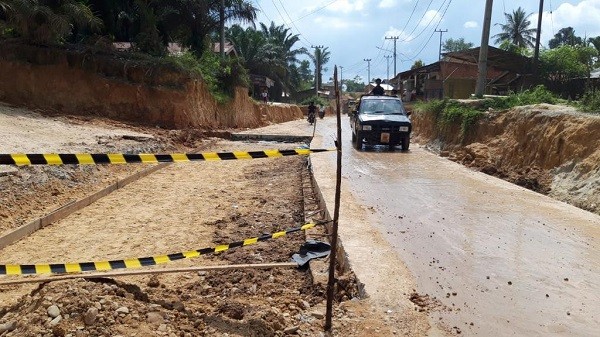 Belum Rampung, Rigid Jalan Badak Ujung Ditargetkan Selesai Akhir Februari