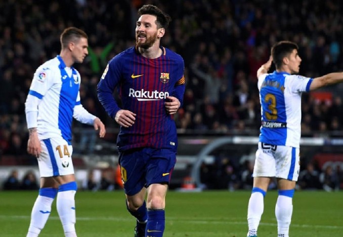 Hattrick Lionel Messi Bawa Barcelona Kalahkan Leganes
