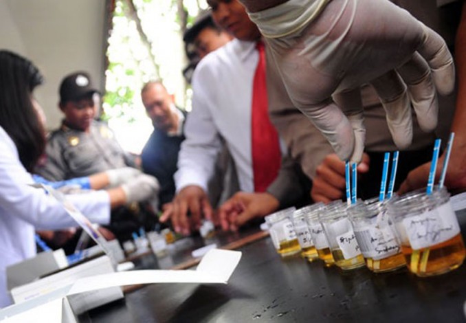 Tes Urine, Delapan Pegawai Dispora Riau Positif Pakai Narkoba
