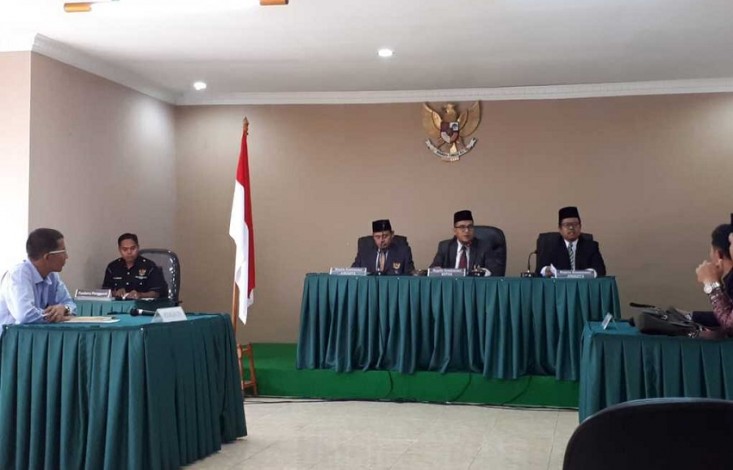 Tak Tuntas, Sidang Dendi VS Bawaslu Riau Dilanjutkan Pemeriksaan Setempat