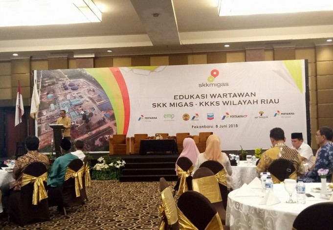 SKK Migas Edukasi Wartawan Riau Tentang Industri Hulu Migas