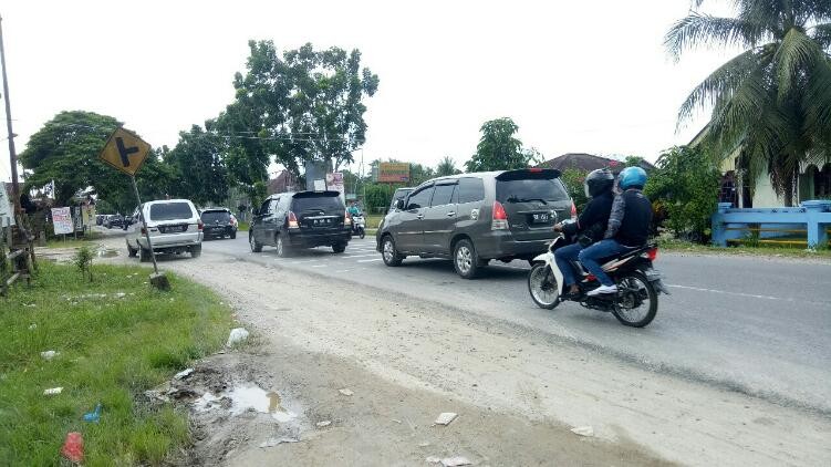 H+3 Lebaran, Arus Balik di Jalan Bangkinang-Pekanbaru Ramai Lancar