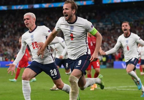 Inggris vs Denmark: Menang 2-1, The Three Lions Tantang Italia di Final Euro 2020