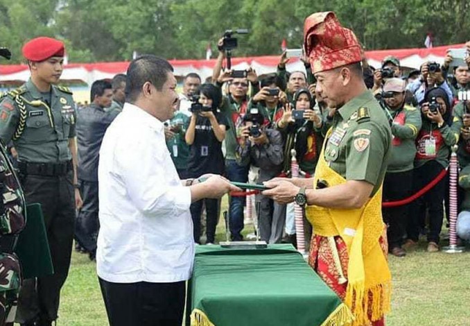 Jenderal Mulyono Tutup TMMD 102 di Bengkalis