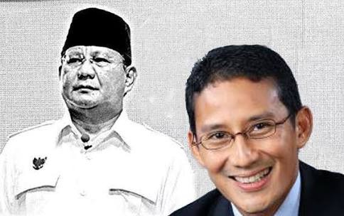 Duet Prabowo-Sandi Uno Menguat