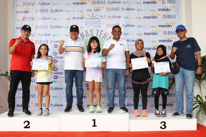 Kualitas Merata, Berikut Para Juara Kejurnas Junior Tenis PTPN V