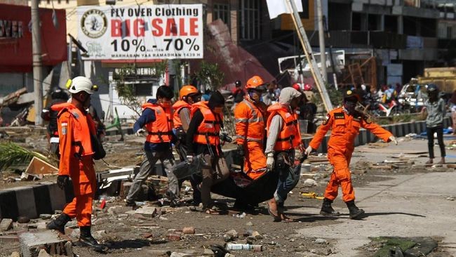Korban Tewas Gempa dan Tsunami Sulteng Sudah Mencapai 1.944 Jiwa