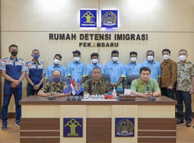 Coba Menyelundup ke Luar Negeri, Kemenkumham Riau akan Deportasi 6 WN Bangladesh