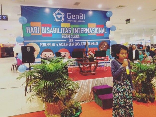 GenBI Riau Kampanyekan Peduli Anak Disabilitas