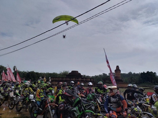 700-an Rider Jelajahi Rute Wisata Alam Riau 2, Peserta Datang dari Kalimantan dan Jawa