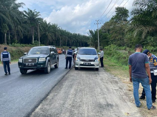 Dishub Riau Razia Travel Ilegal di Pelalawan, 41 Kendaraan Terjaring