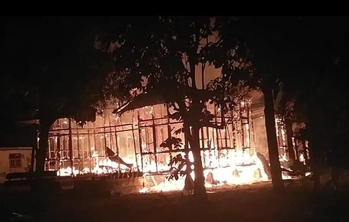 Rumah Warga Jangkang Bengkalis Ludes Terbakar