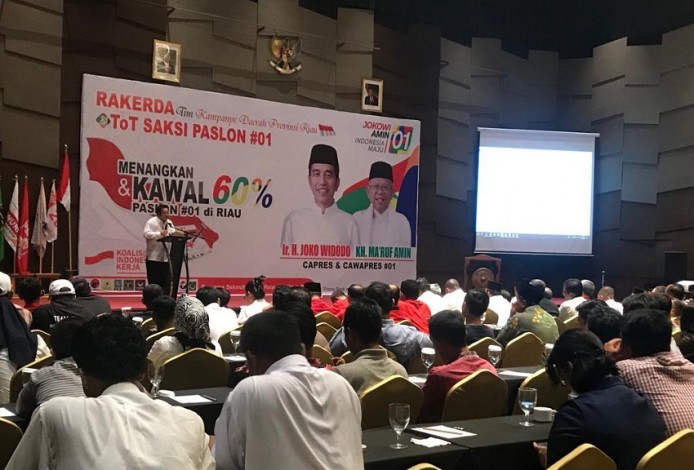 Kawal Suara Jokowi-Maruf di Riau, TKD Siapkan 35.272 Saksi
