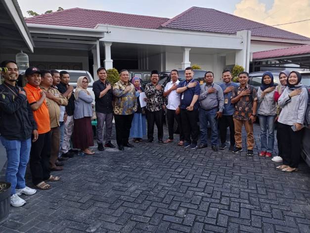 Ketua Bawaslu Riau Monitoring Pengawasan Coklit di Kediaman Sekdaprov Riau