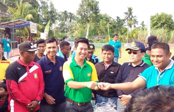 Sepakbola Jadi Ajang Silaturahmi, Ini Harapan Dhika Ketua Karang Taruna Kampar