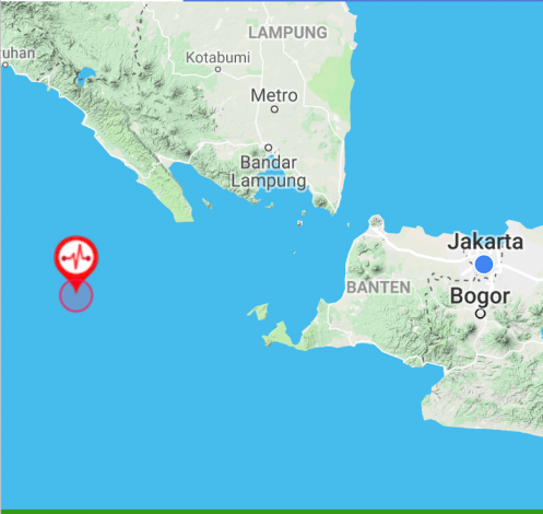 Gempa 5,1 SR Guncang Pesisir Lampung, Tak Berpotensi Tsunami