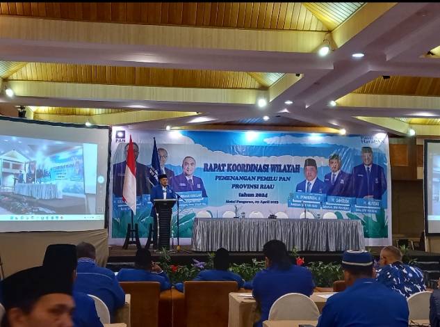 PAN Riau Gelar Rakorwil Hangatkan Mesin Partai, Pasang Target Tinggi di Pemilu 2024