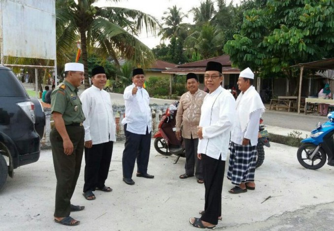 Danramil 10/KDS dan Wakil Bupati Rohul Safari Ramadan di Pagaran Tapah