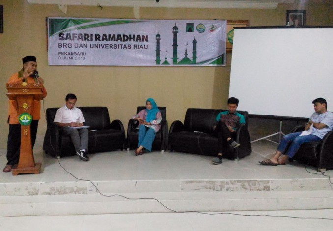 BRG Safari Ramadan ke Universitas Riau