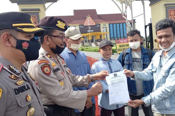 Kasus Dugaan Korupsi SPPD Fiktif, Mahasiswa Peduli Riau Minta Kapolda Periksa Bupati Rohil