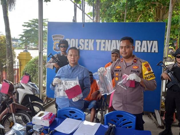 Residivis Spesialis Curi Motor Jamaah Masjid Pekanbaru Ditangkap Polisi, Aksi Terekam CCTV