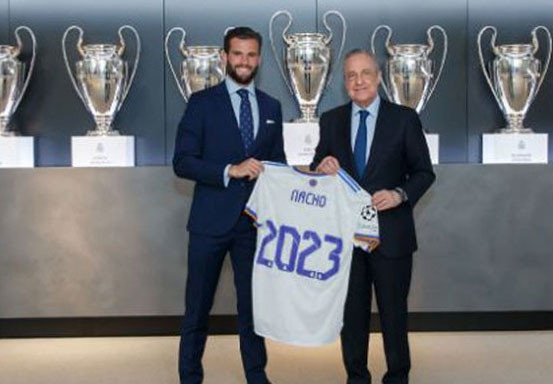 Resmi, Nacho Fernandez Perpanjang Kontrak di Real Madrid
